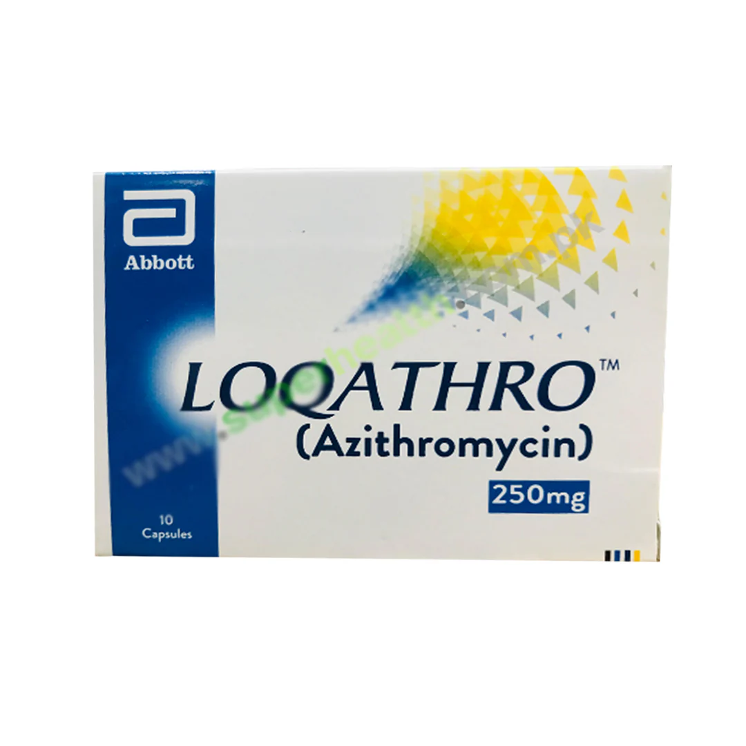 Abbott Loqathro (Azithromycin) 250mg, 10 Ct
