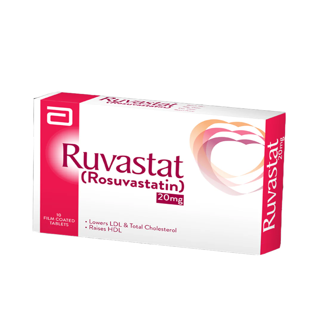 Abbott Ruvastat (Rosuvastatin) 20mg, 10 Ct