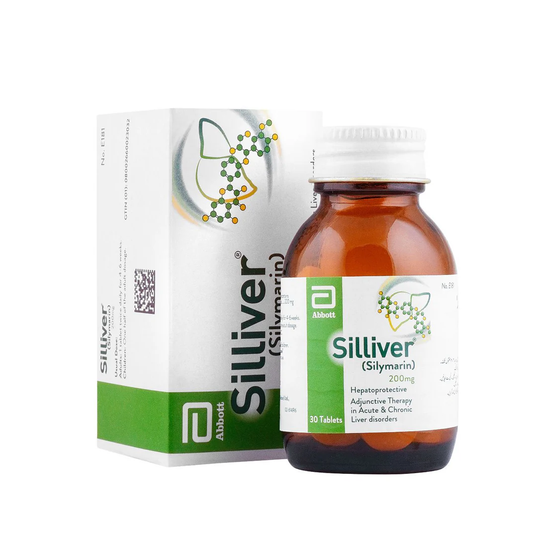 Abbott Silliver (Silymarin) 200mg, 30 Ct