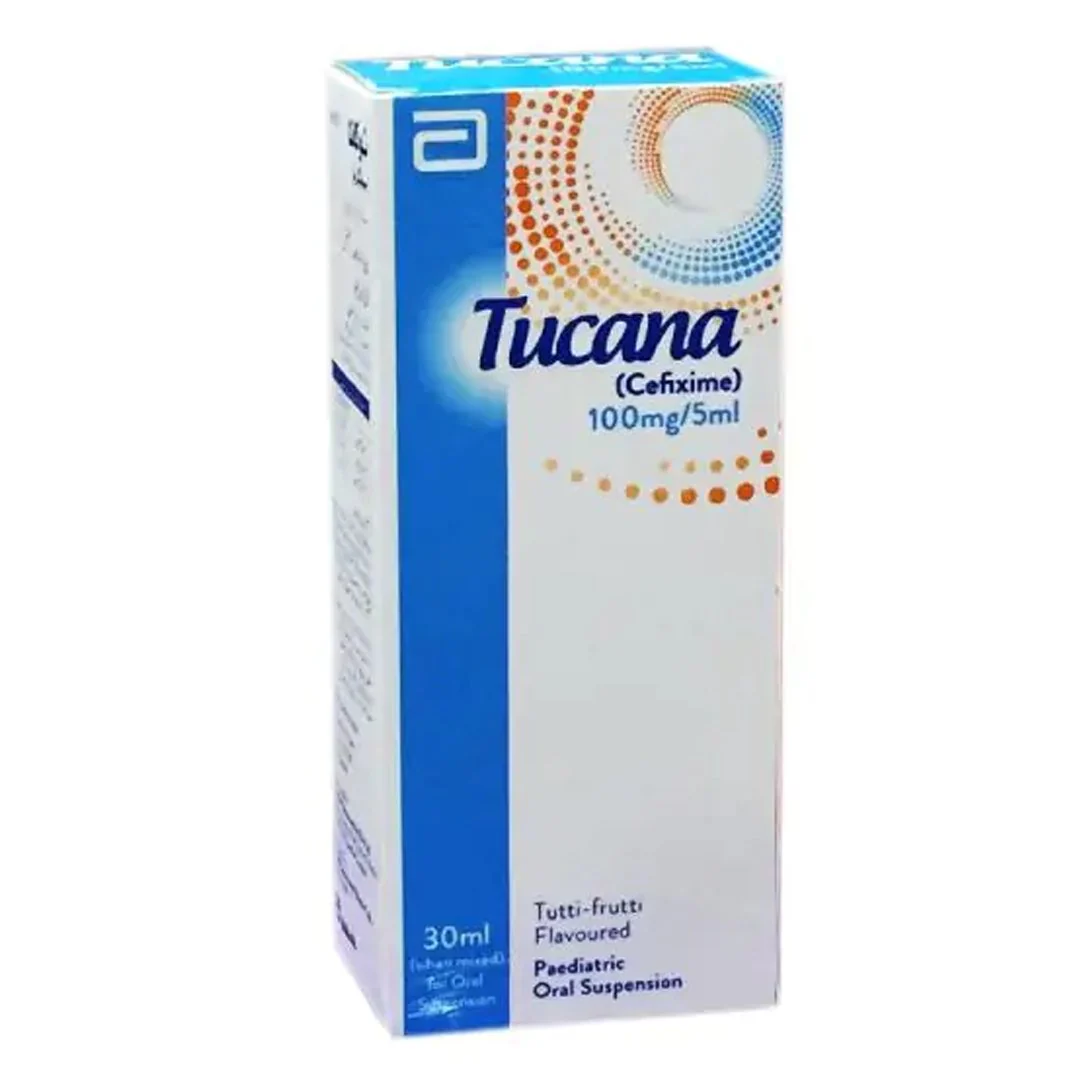 Abbott Tucana (Cefixime) Suspension 100mg/5ml, 30ml