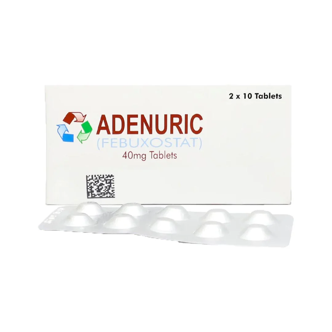 Adenuric (Febuxostat) 40mg, 20 Ct - SJG Pharma