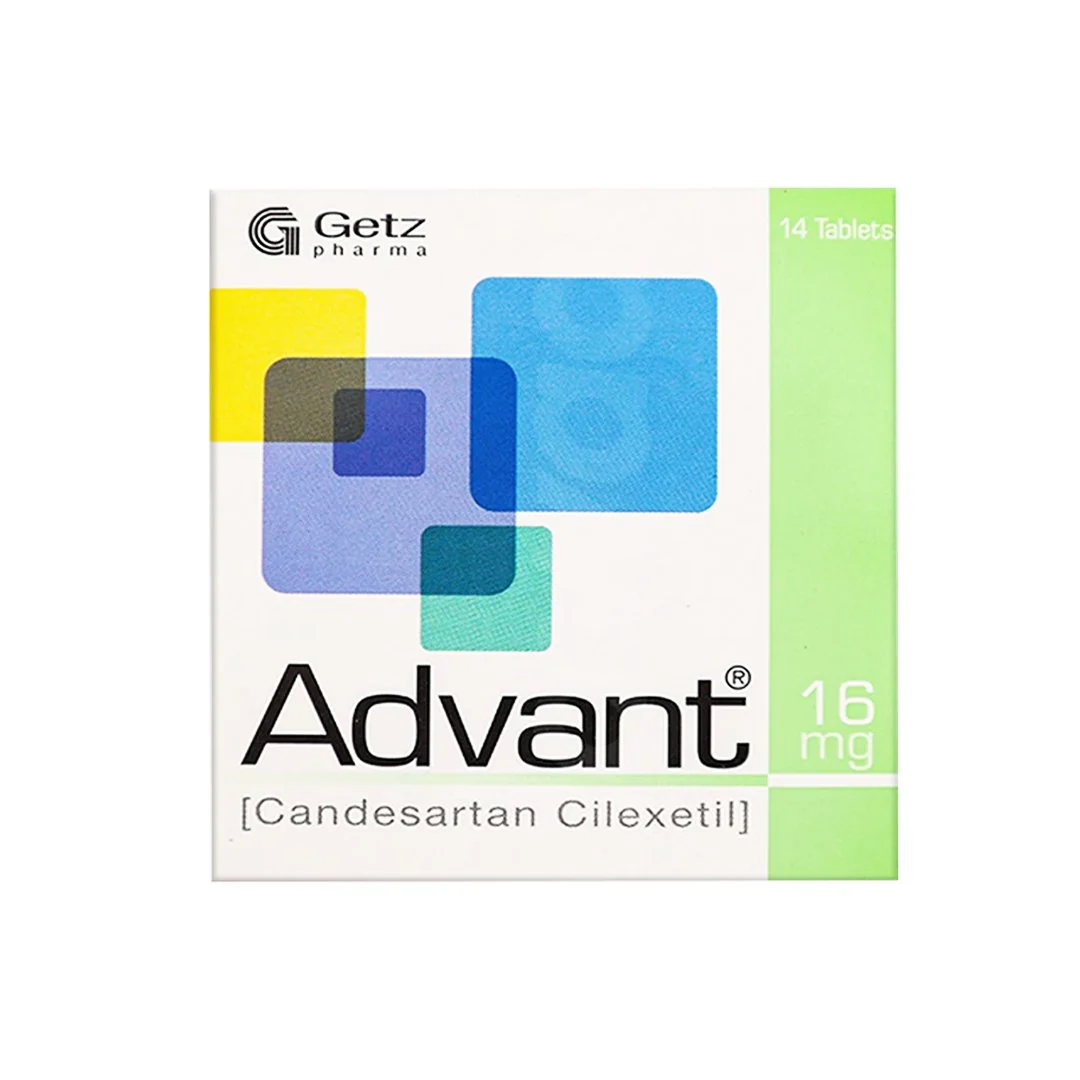 Advant (Candesartan) 16mg, 14 Ct - Getz Pharma