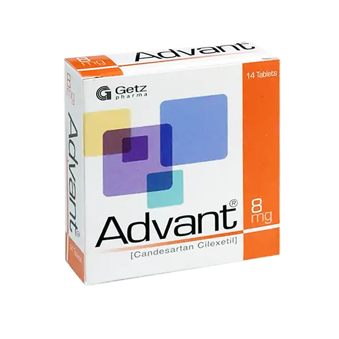 Advant (Candesartan) 8 mg, 14 Ct - Getz Pharma