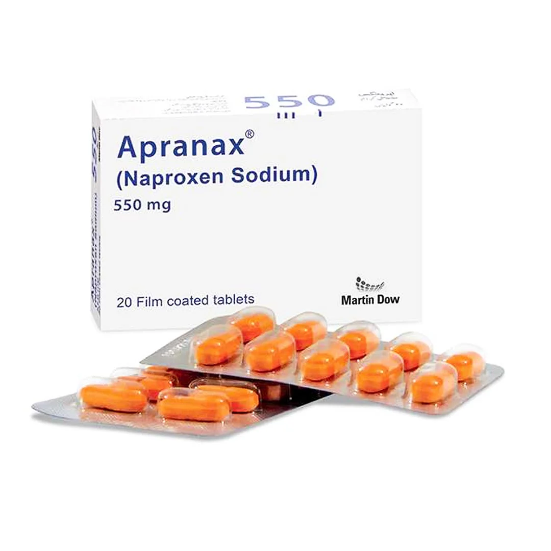 Apranax (Naproxen) 550mg, 20 Ct - Martin Dow