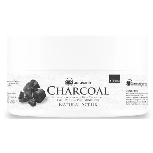 Charcoal Facial Scrub - Auragano