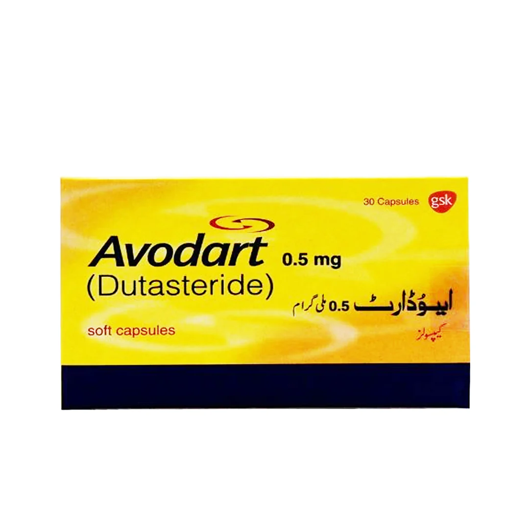 Avodart (Dutasteride), 30 Ct - GSK