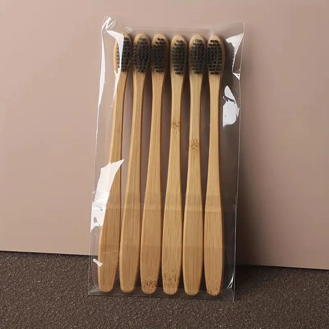 Bamboo Toothbrush Soft, 6 Ct - Image 3