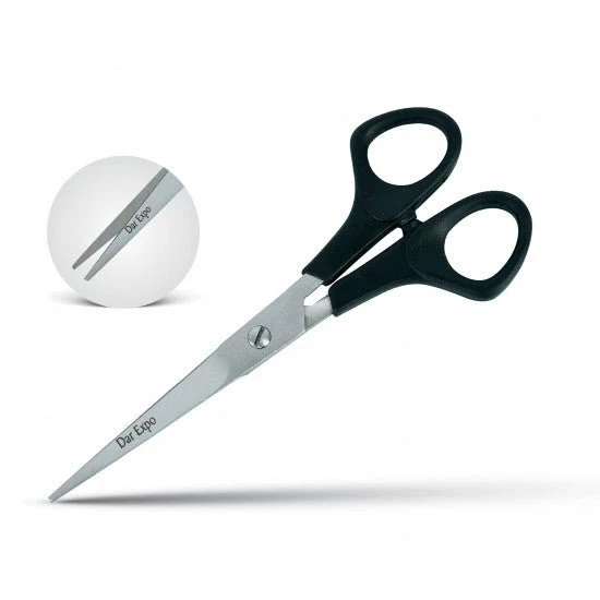 Barber Scissor with Plastic Handle 6" (DE-503), 1 Ct - Dar Expo