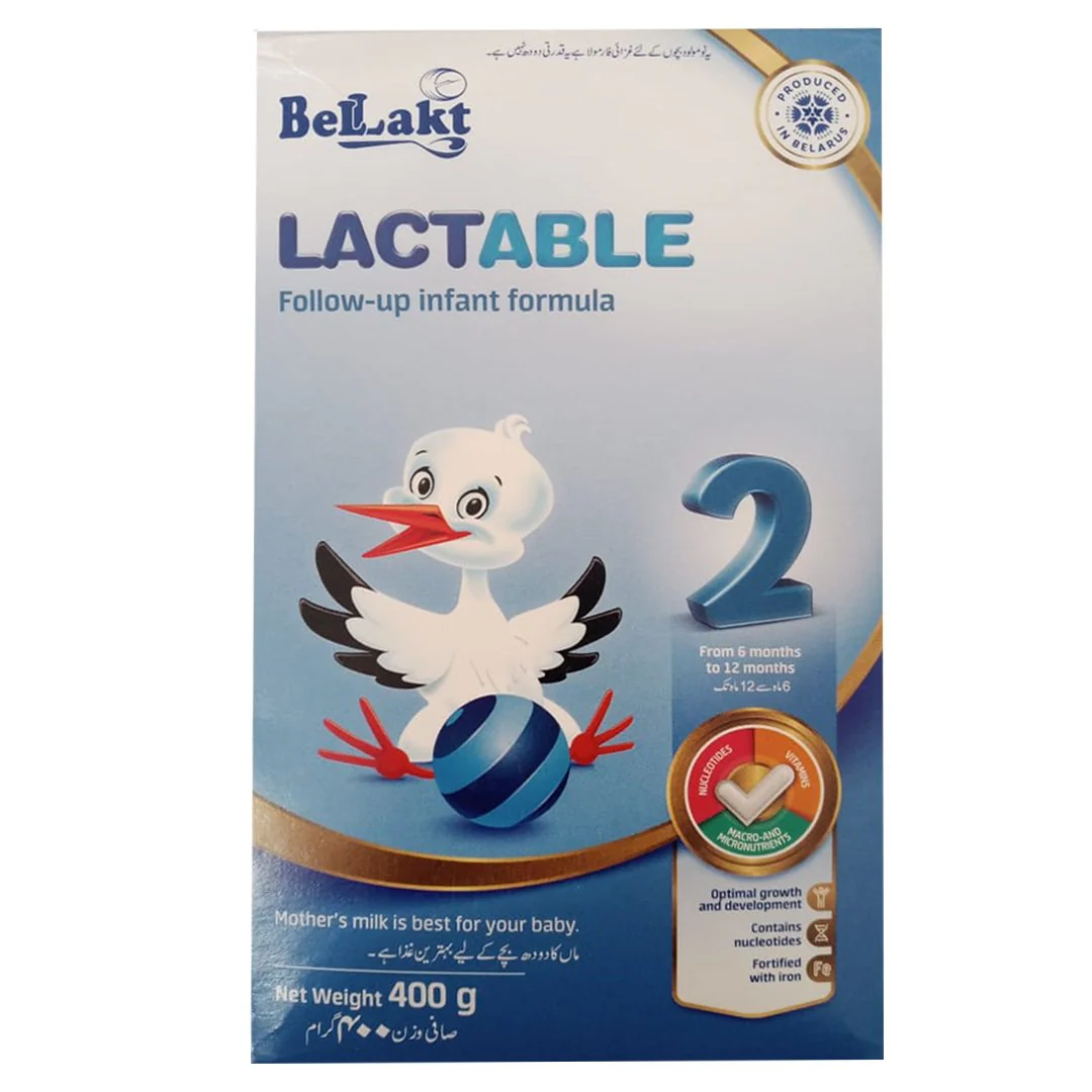 Bellakt Lactable 2 Follow-up Infant Formula, 400g