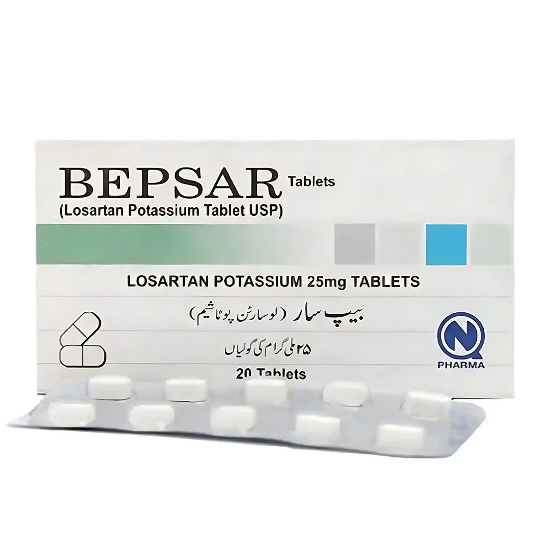 Bepsar (Losartan) 25 mg, 20 Ct - Nabiqasim