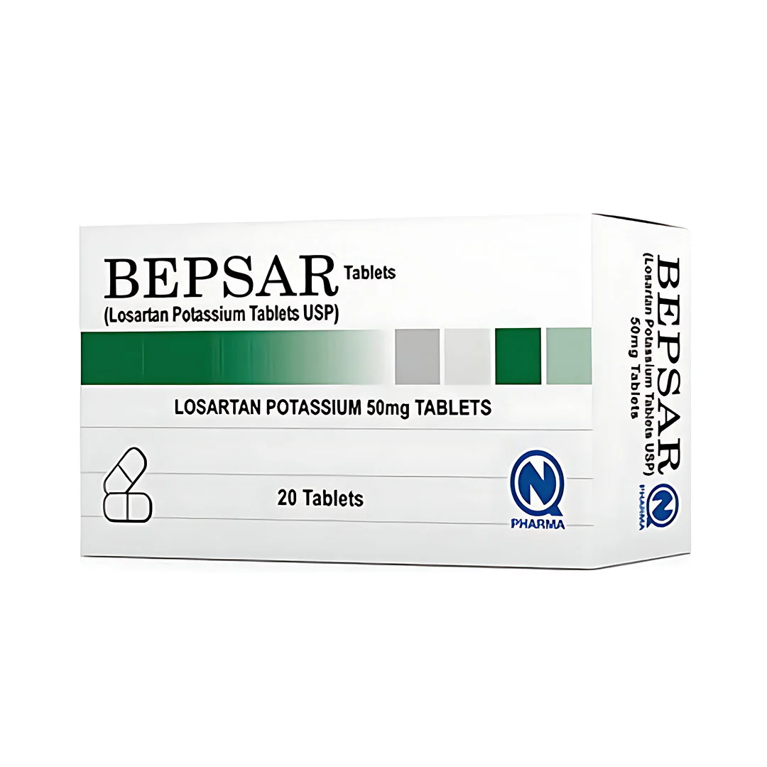 Bepsar (Losartan) 50 mg, 20 Ct - Nabiqasim