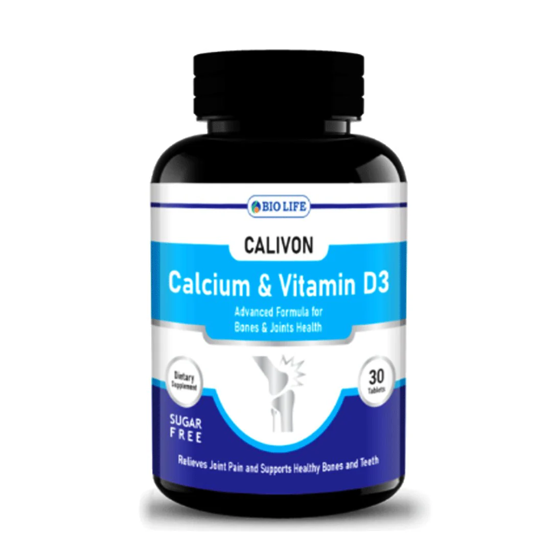 Bio Life Calivon (Calcium & Vitamin D3), 30 Ct