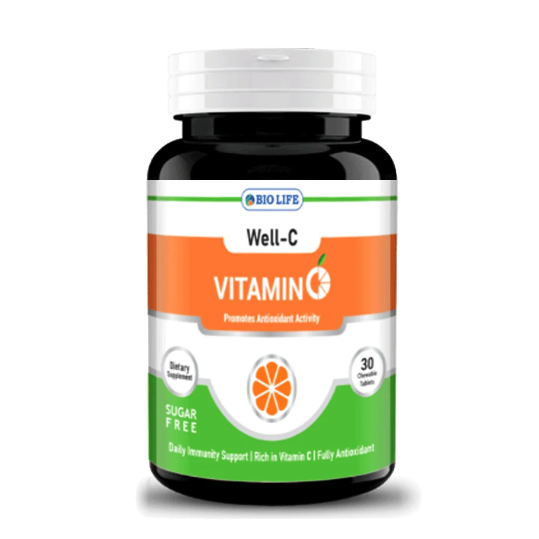 Bio Life Well-C (Chewable Vitamin C), 30 Ct