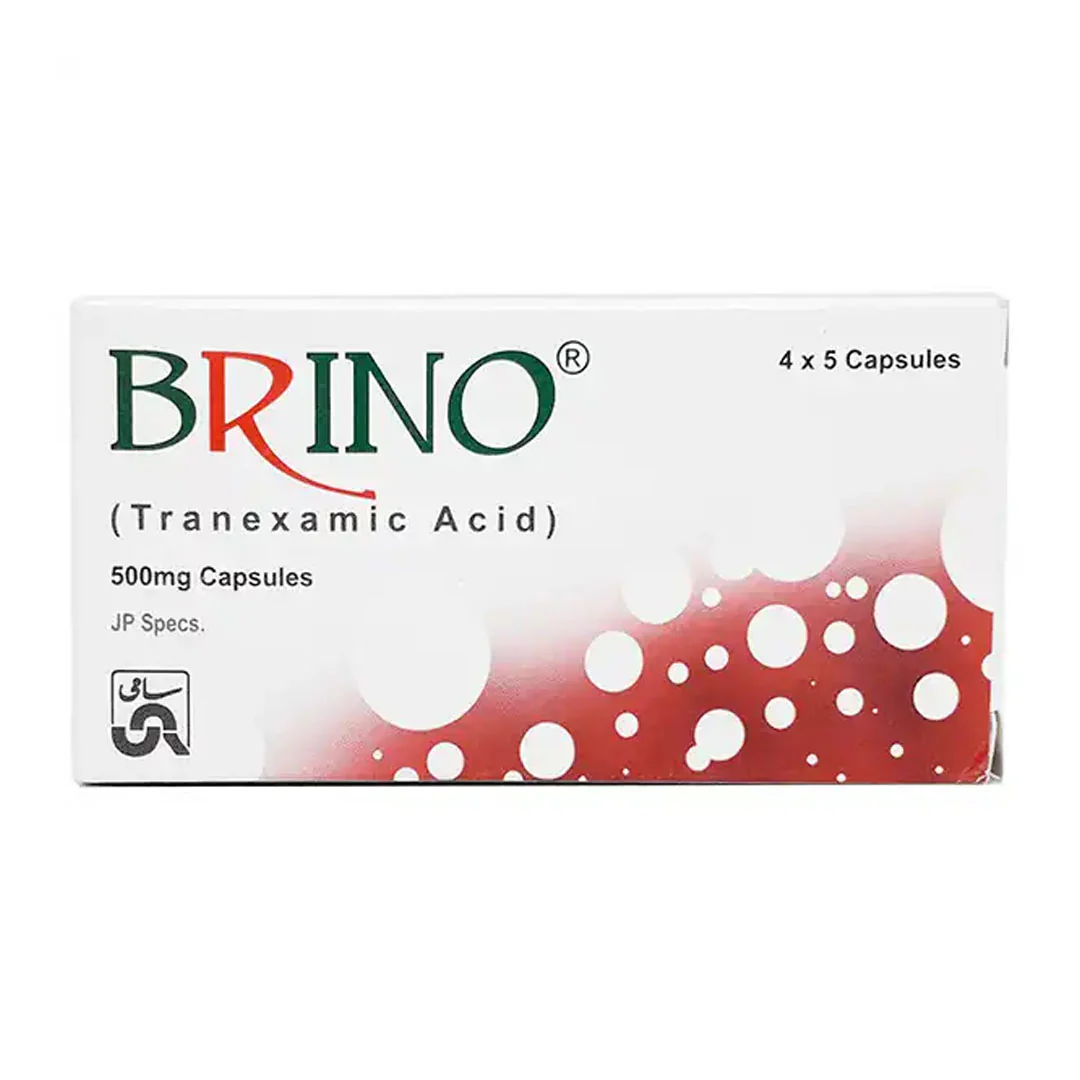 Brino (Tranexamic) 500 mg, 20 Ct - Sami Pharma