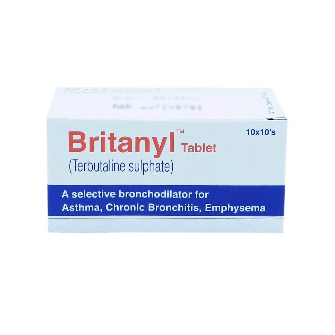 Britanyl (Terbutaline) Tablets 2.5mg, 100 Ct - Barrett Hodgson