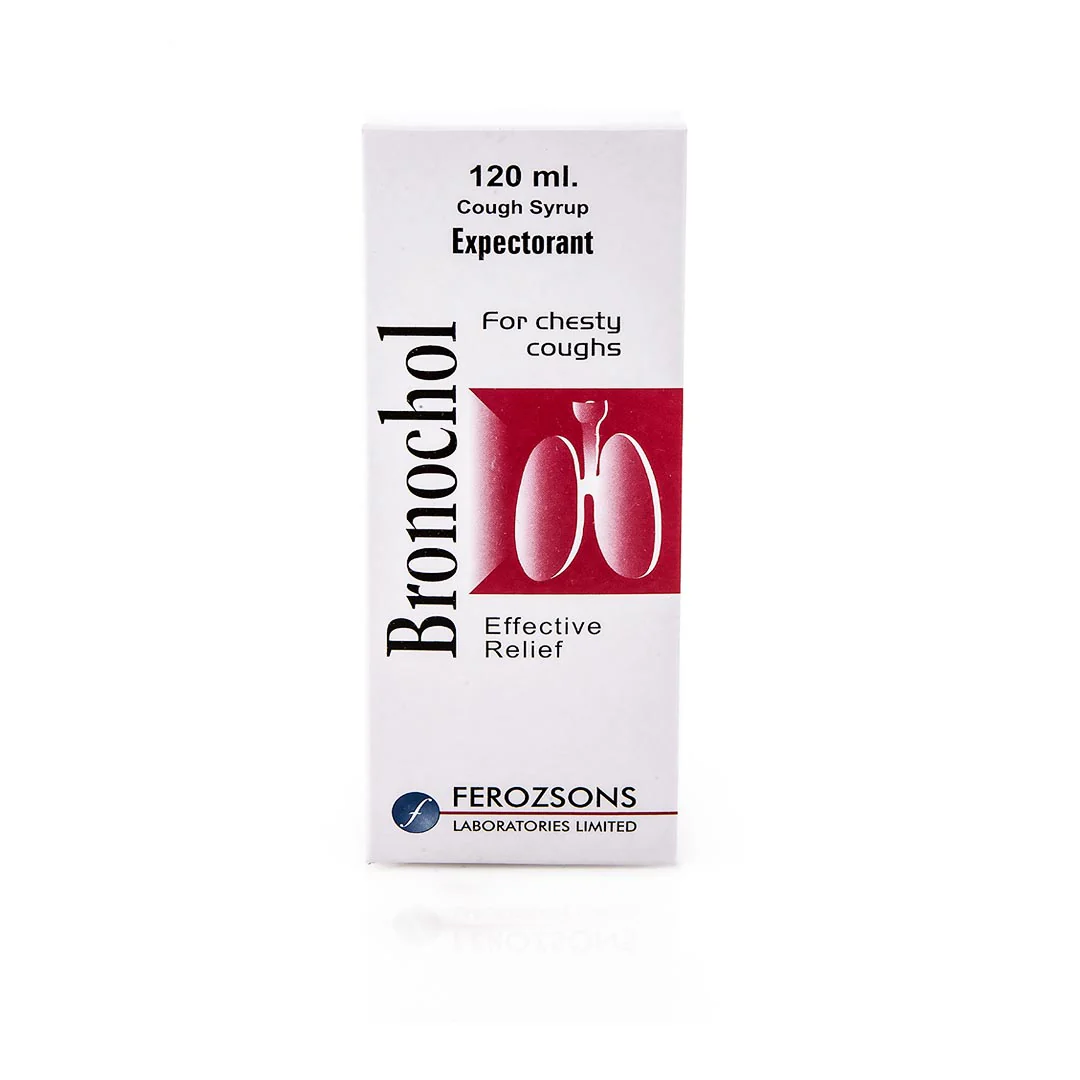 Bronochol Cough Syrup, 120ml - Ferozsons
