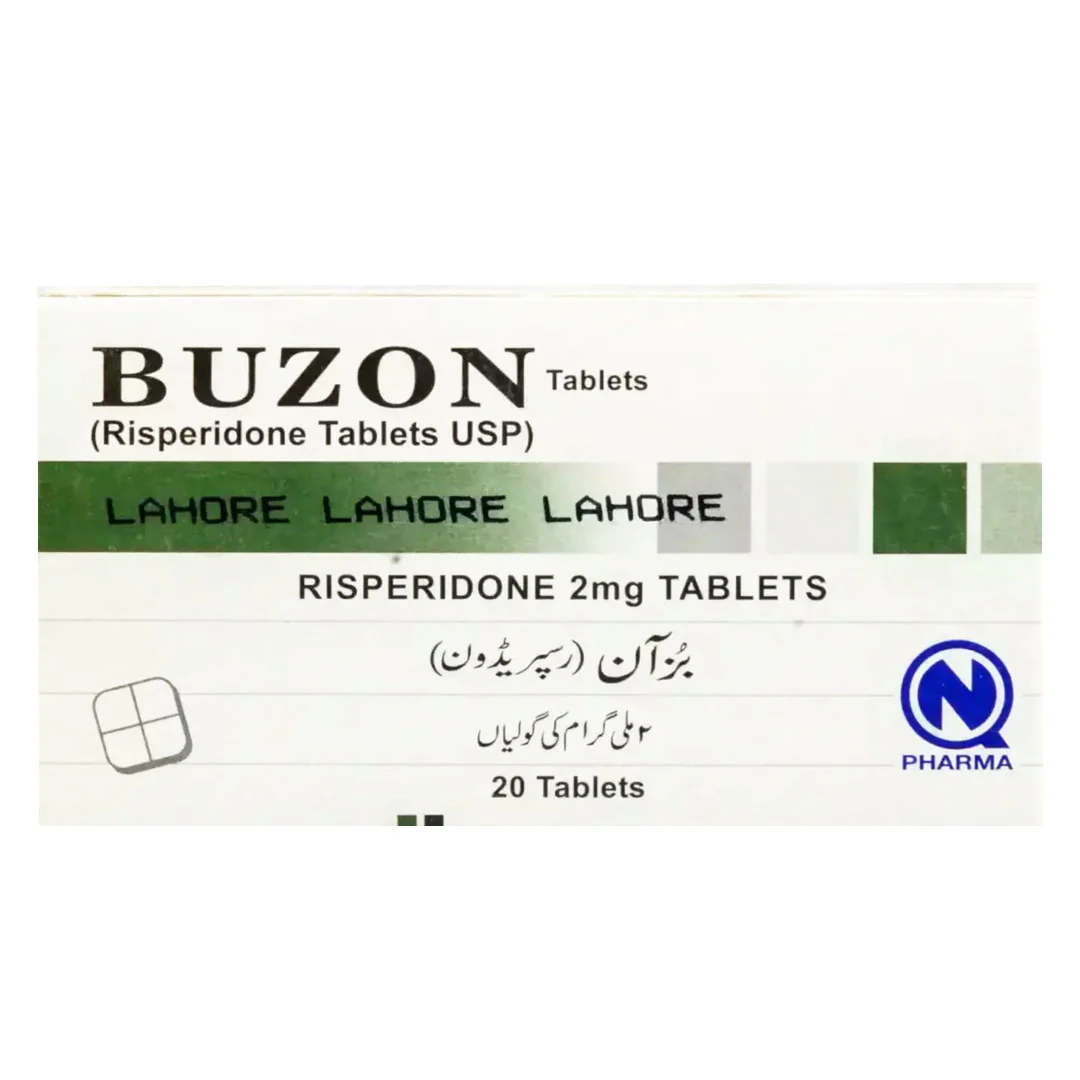 Buzon (Risperidone) 2 mg, 20 Ct - Nabiqasim