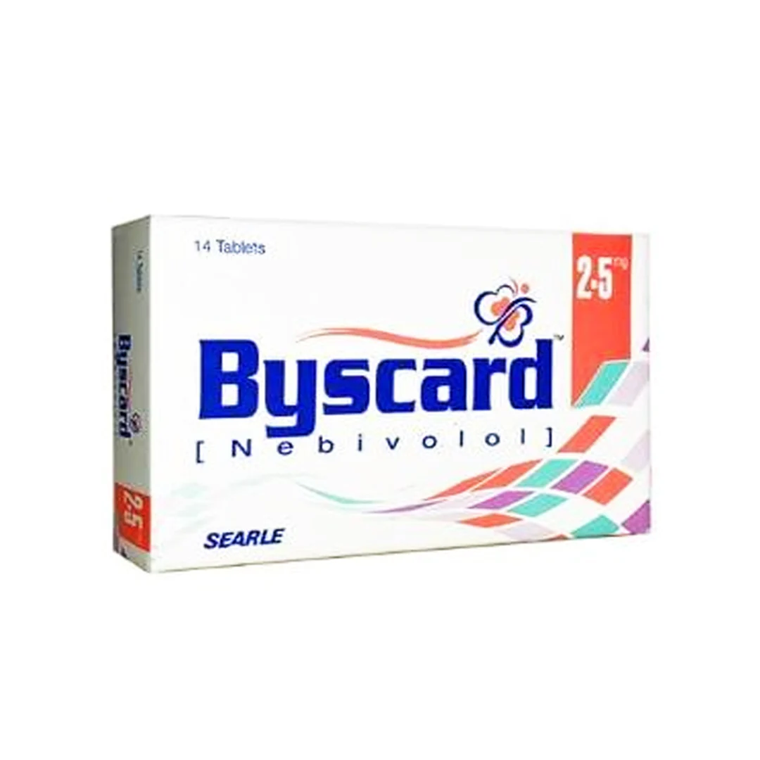 Byscard (Nebivolol) 2.5mg, 14 Ct - Searle