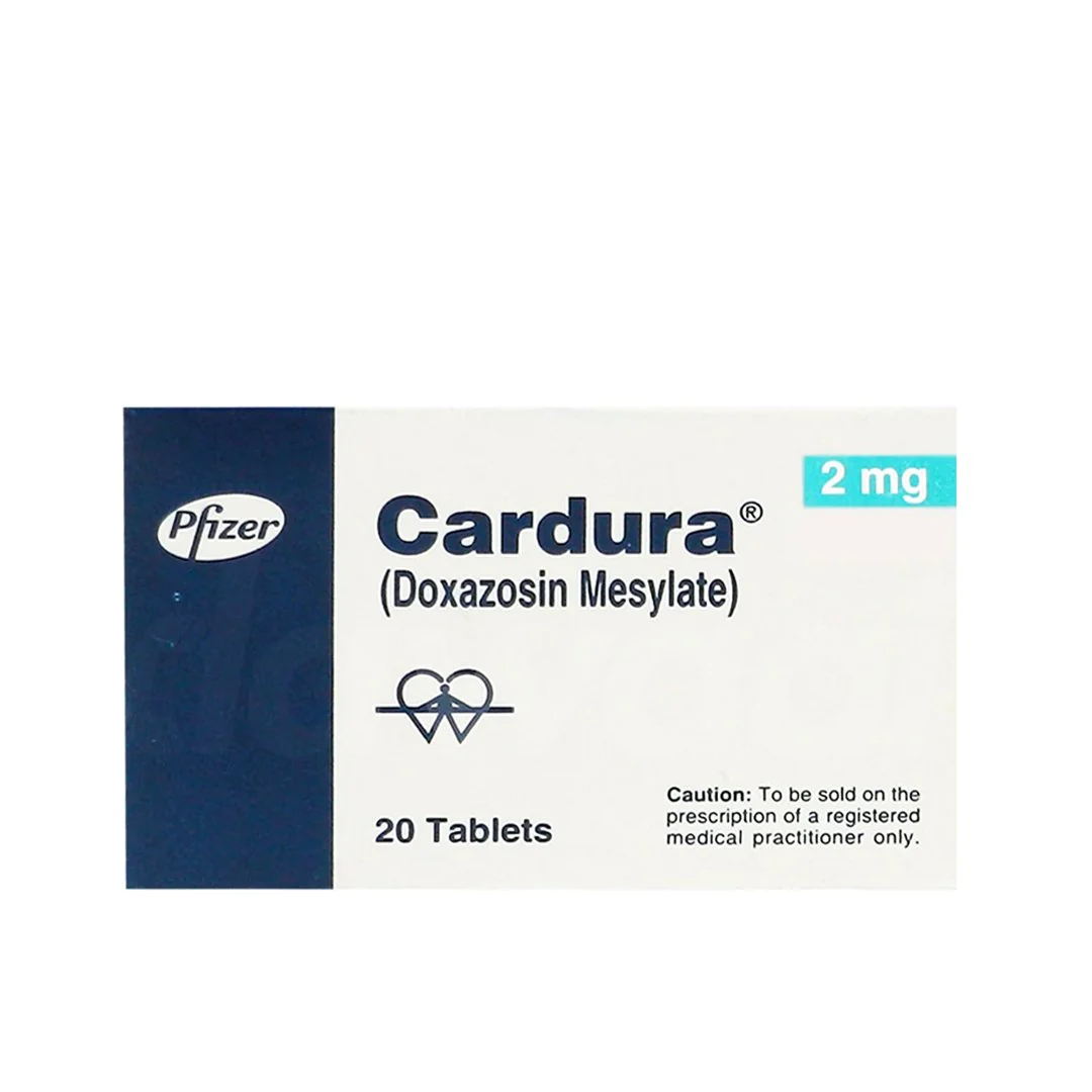 Pfizer Cardura (Doxazosin) 2 mg, 20 Ct