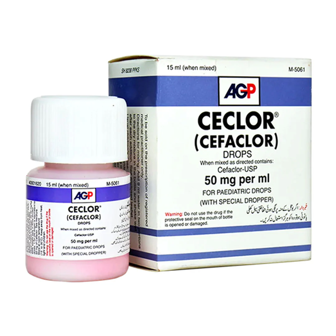 Ceclor (Cefaclor) Oral Drops 50mg/15ml - AGP