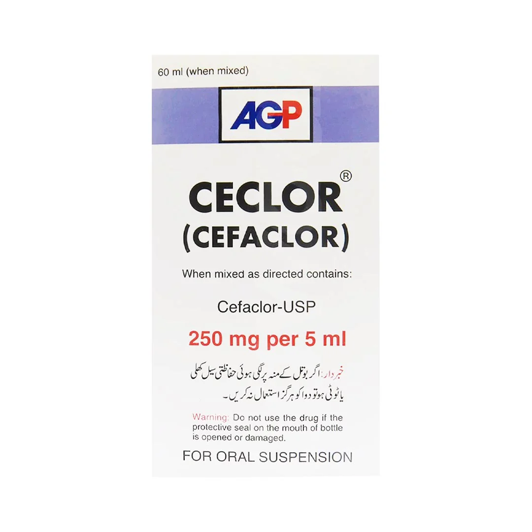 Ceclor Oral Susp 250mg/5ml - AGP