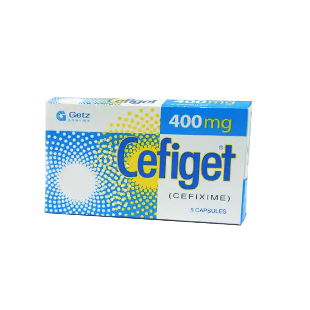 Cefiget (Cefixime) 400mg, 5 Ct - Getz Pharma