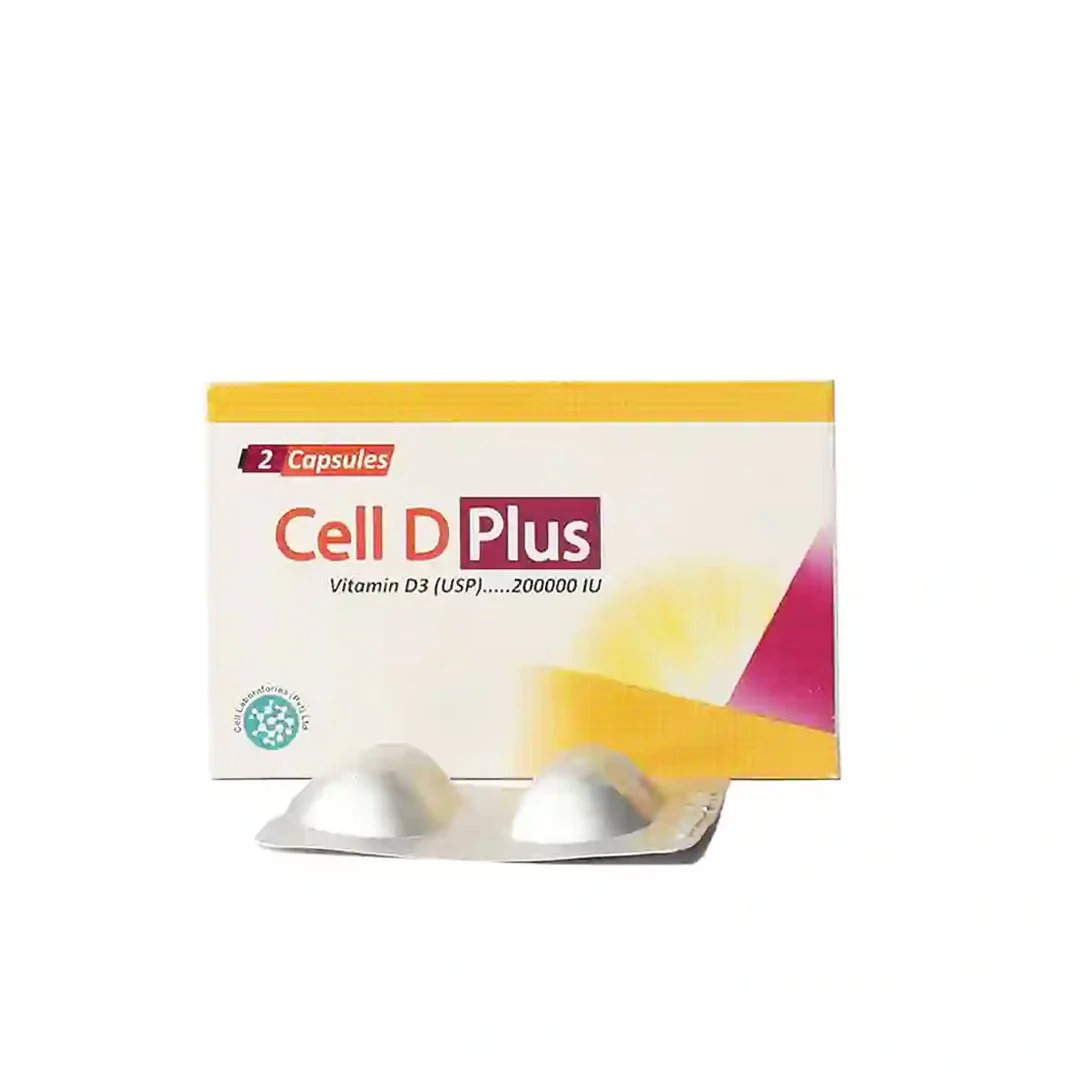 Cell D Plus (Vitamin D3 200,000 IU), 2 Ct - Cell Laboratories