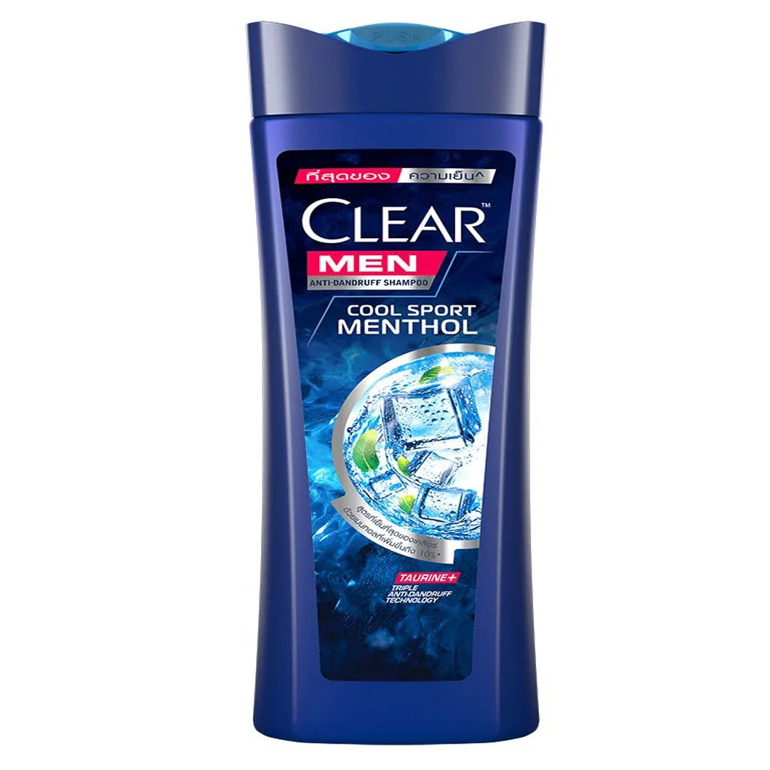 Clear Men Cool Sport Menthol Anti-Dandruff Shampoo, 315ml - Image 2