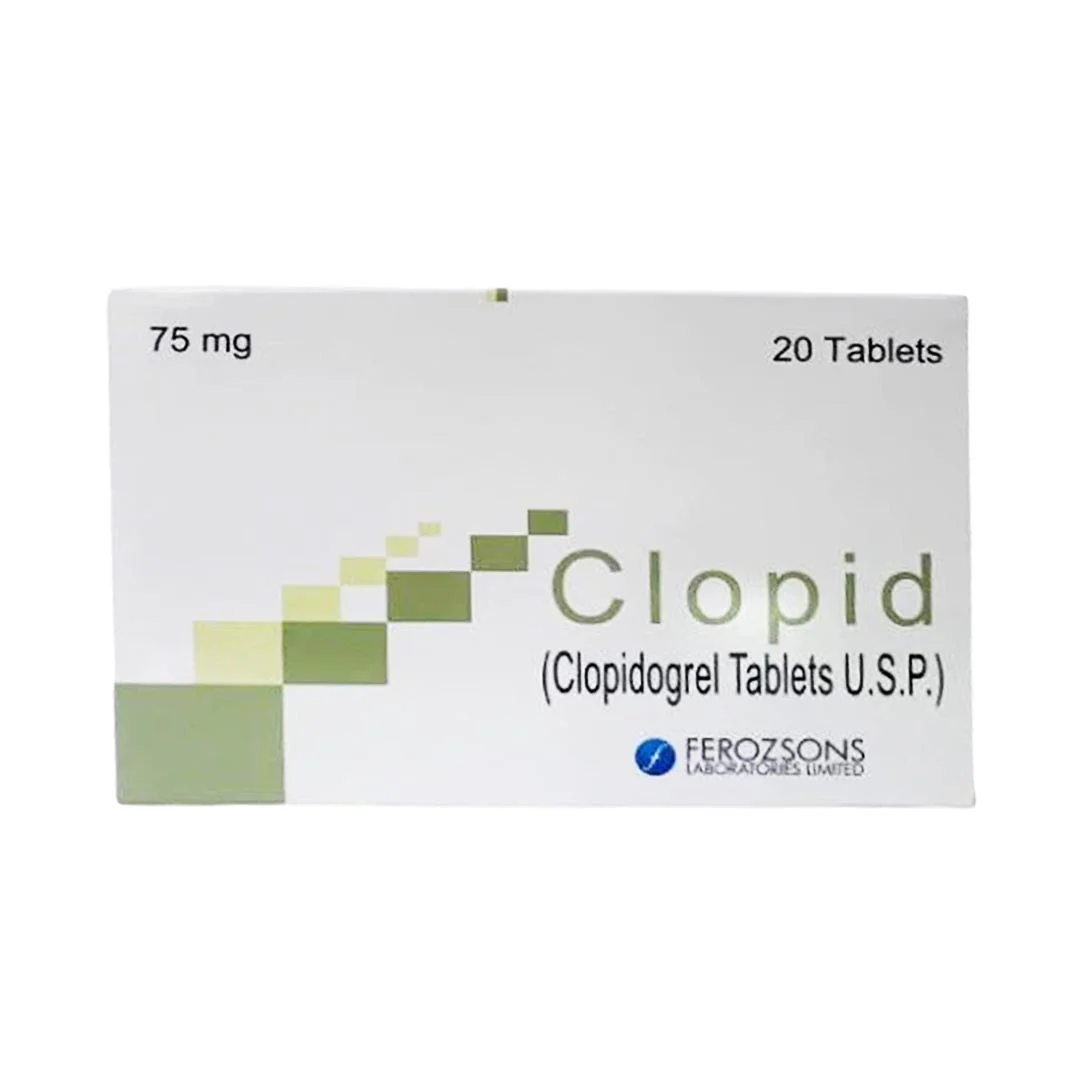 Clopid 75mg, 20 Ct - Ferozsons