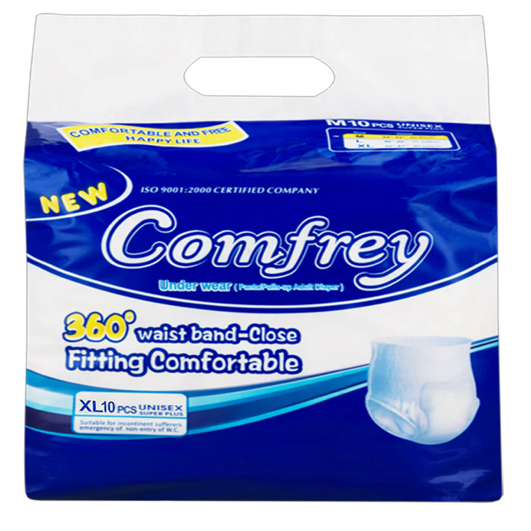 Comfrey Adult Pull Up Diaper Pants (Extra Large), 10 Ct