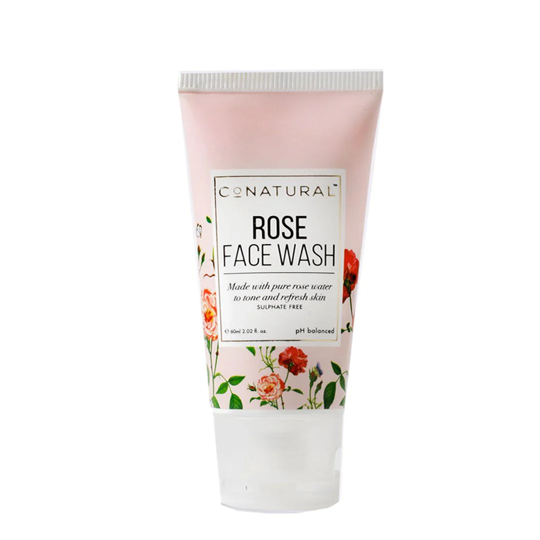 Rose Face Wash, 60 ml - CoNatural