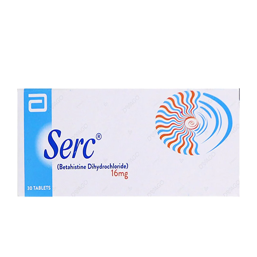 Abbott Serc (Betahistine) 16 mg, 30 Ct