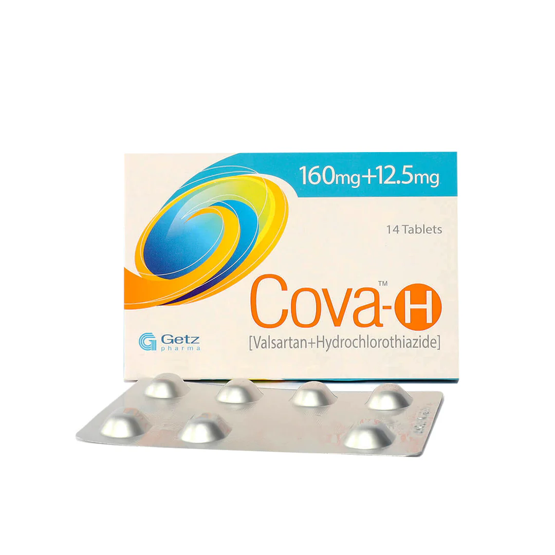 Cova H (Valsartan/Hydrochlorothiazide) 160/12.5mg, 14 Ct - Getz Pharma