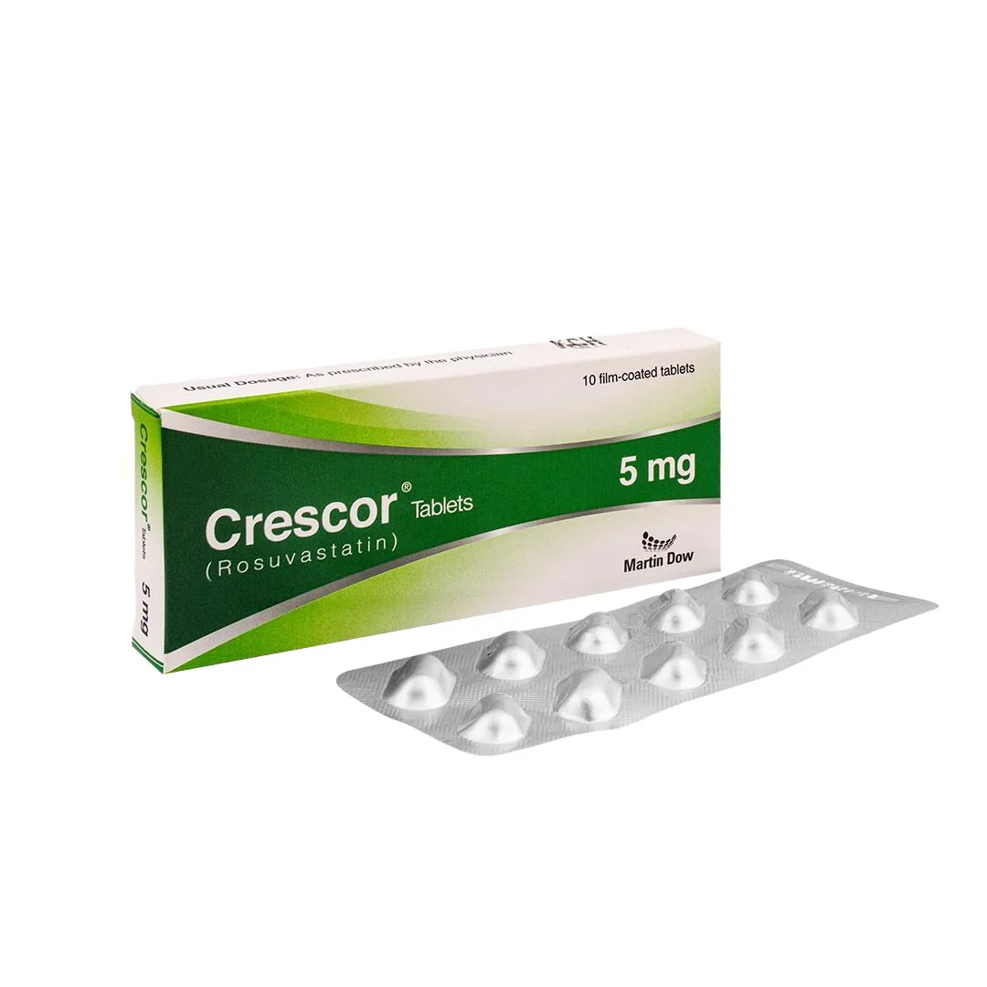 Crescor (Rosuvastatin) 5mg, 10 Ct - Martin Dow