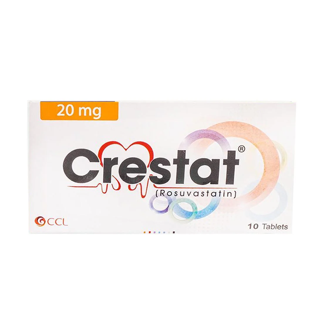Crestat (Rosuvastatin) 20mg, 10 Ct - CCL