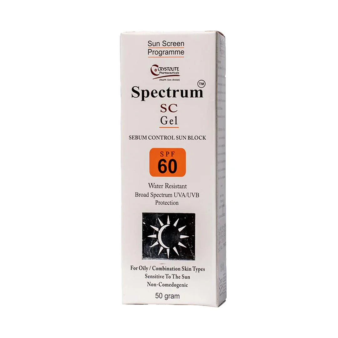 Crystolite Spectrum SC Gel SPF 60, 50g