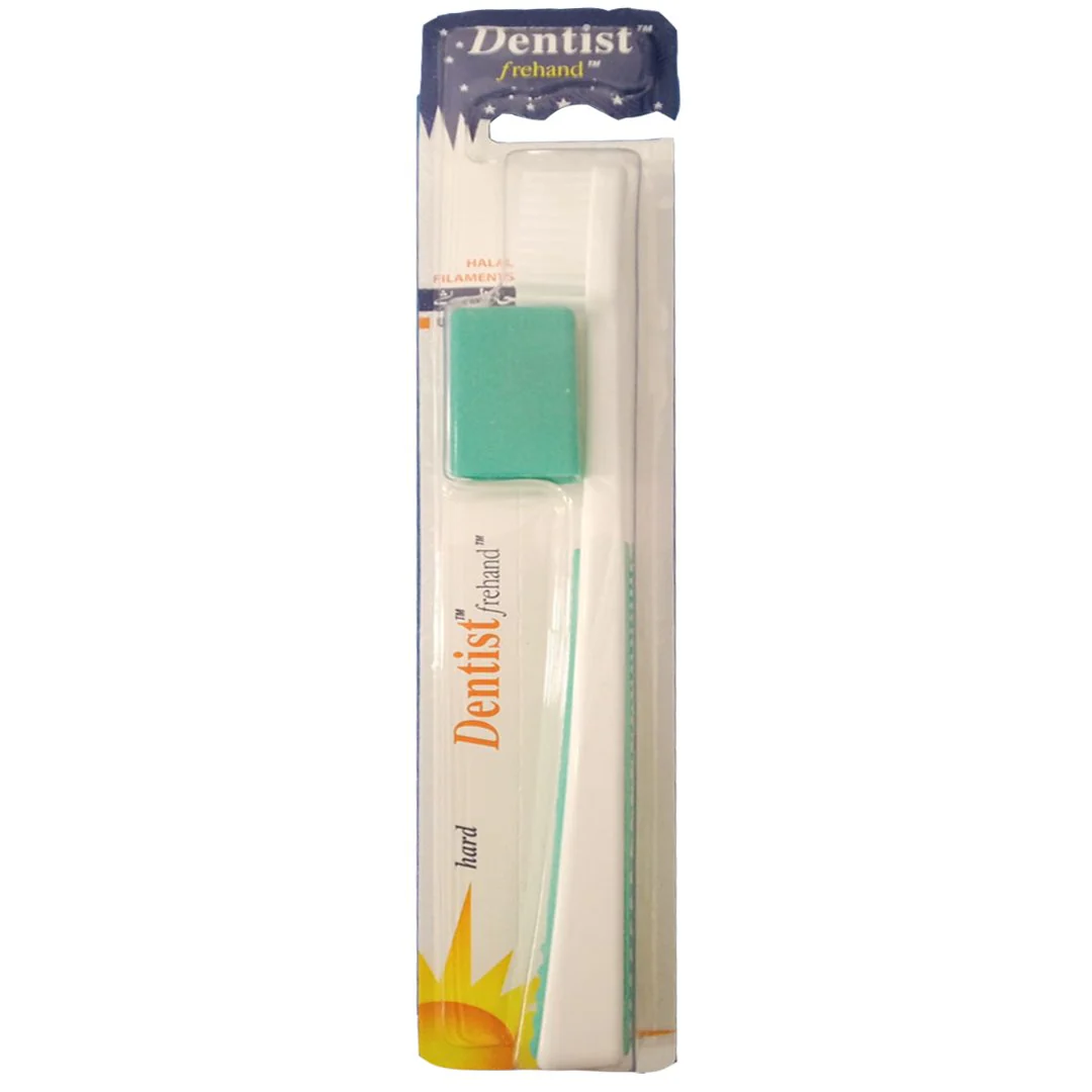 Dentist Frehand Hard Toothbrush (Green)