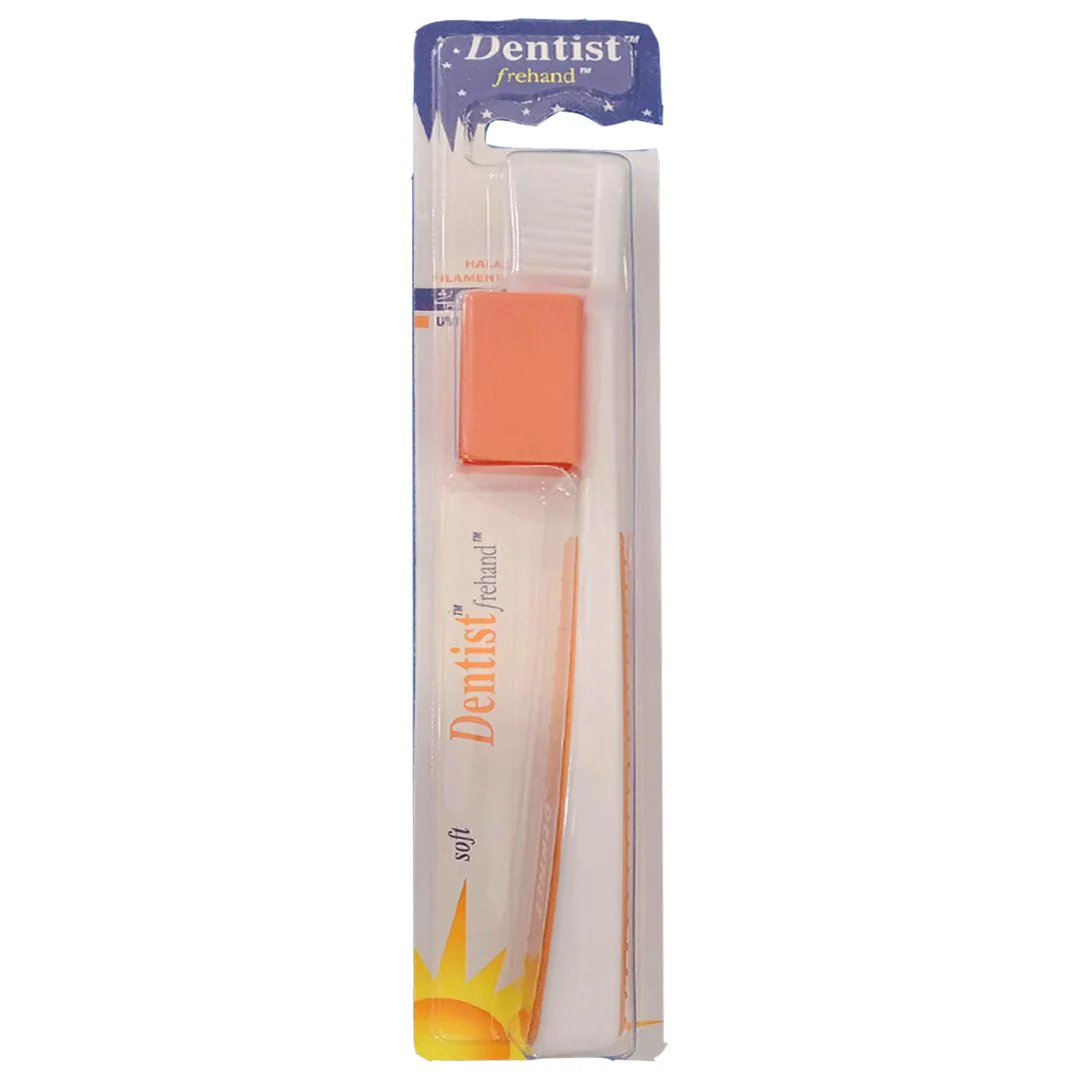 Dentist Frehand Soft Toothbrush (Orange)