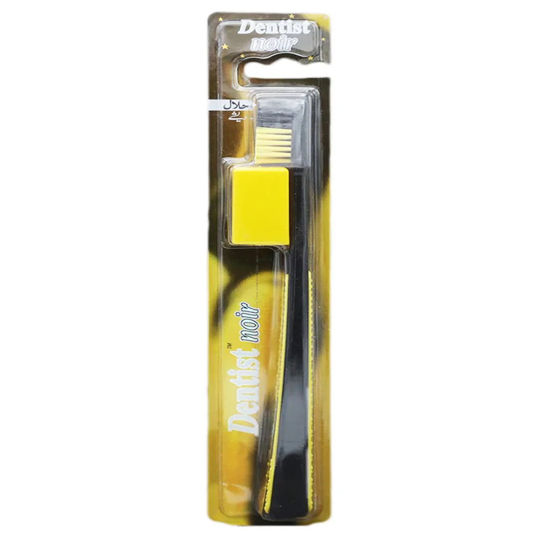 Dentist Noir Hard Toothbrush (Yellow), 1 Ct
