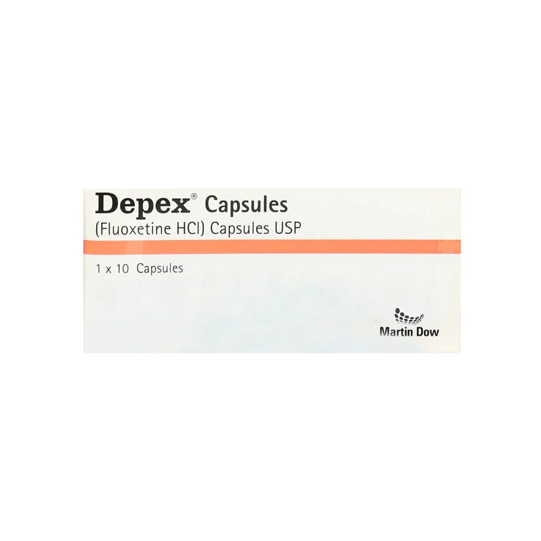 Depex (Fluoxetine) 20mg, 10 Ct - Martin Dow