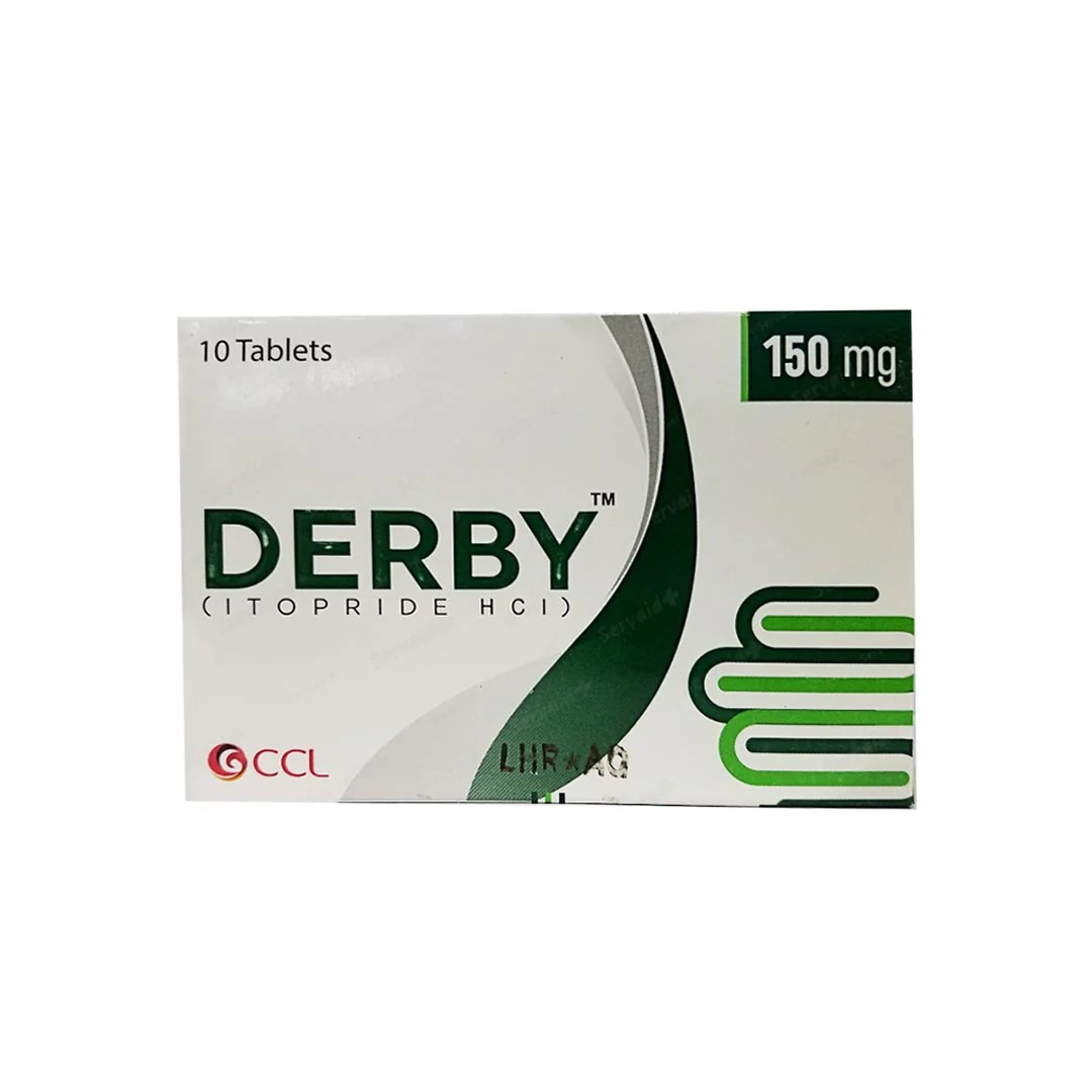 Derby (Itopride) 150mg, 10 Ct - CCL