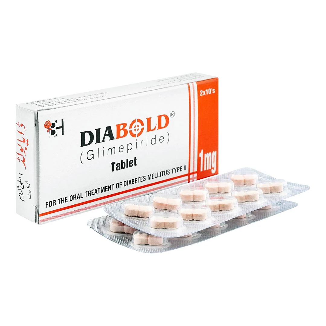 Diabold (Glimepiride) 1 mg, 20 Ct - Barrett Hodgson