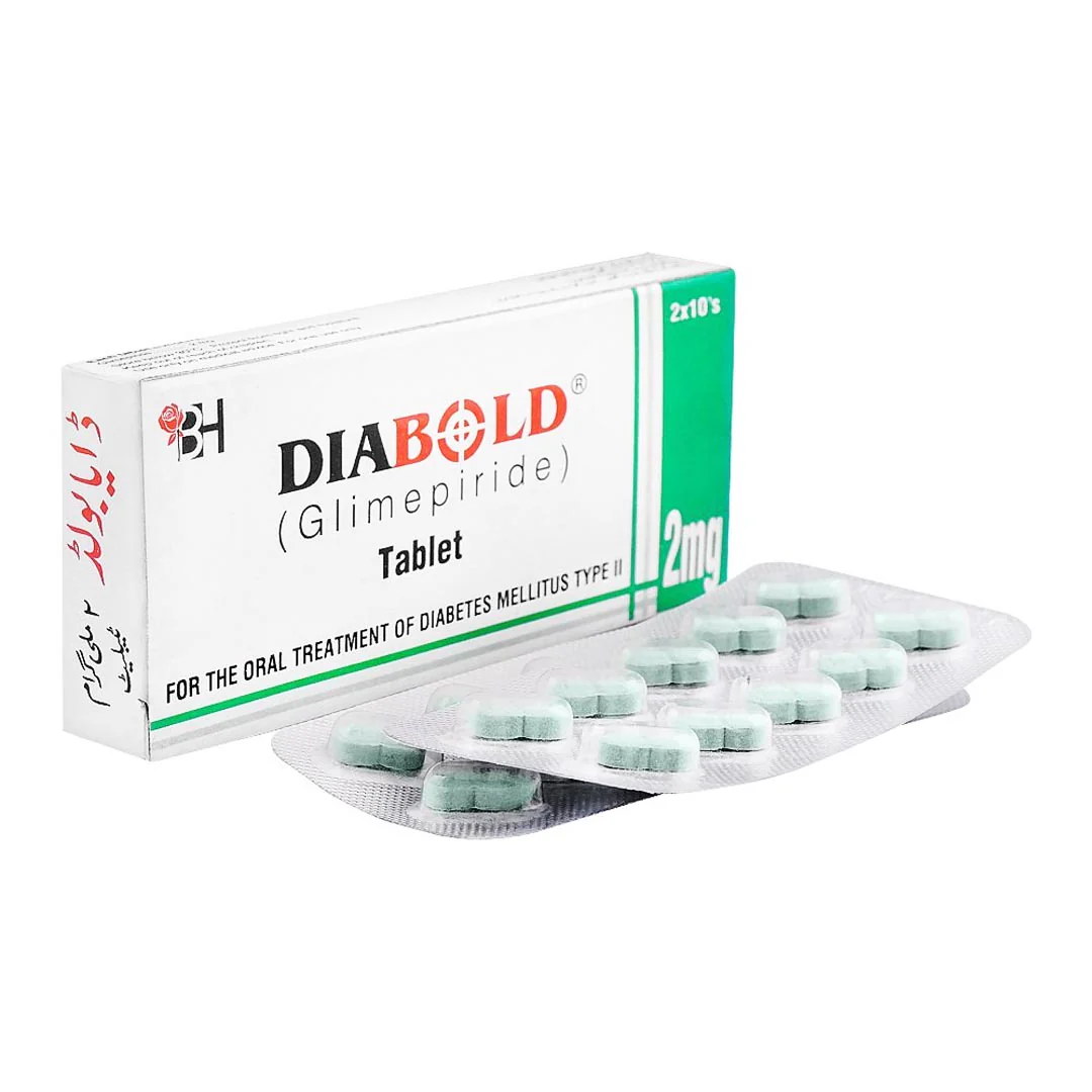 Diabold (Glimepiride) 2mg, 20 Ct - Barrett Hodgson