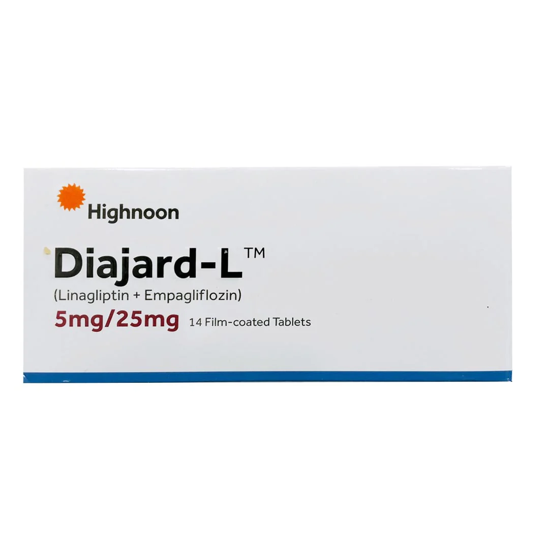 Diajard-L (Linagliptin/Empagliflozin) 5mg/25mg, 14 Ct - Highnoon