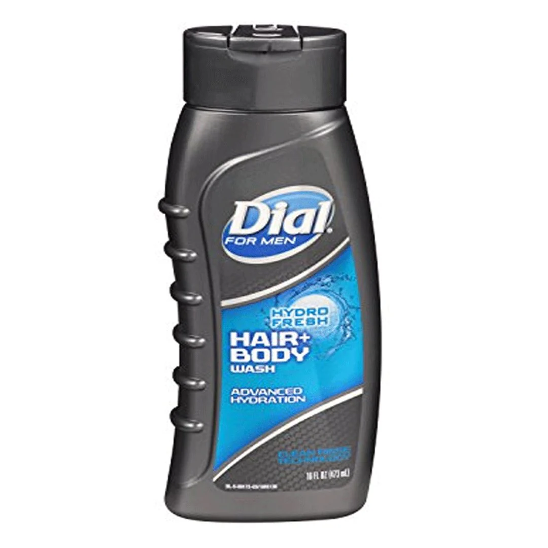 Dial Men Hydro Fresh Hair & Body Wash, 473ml