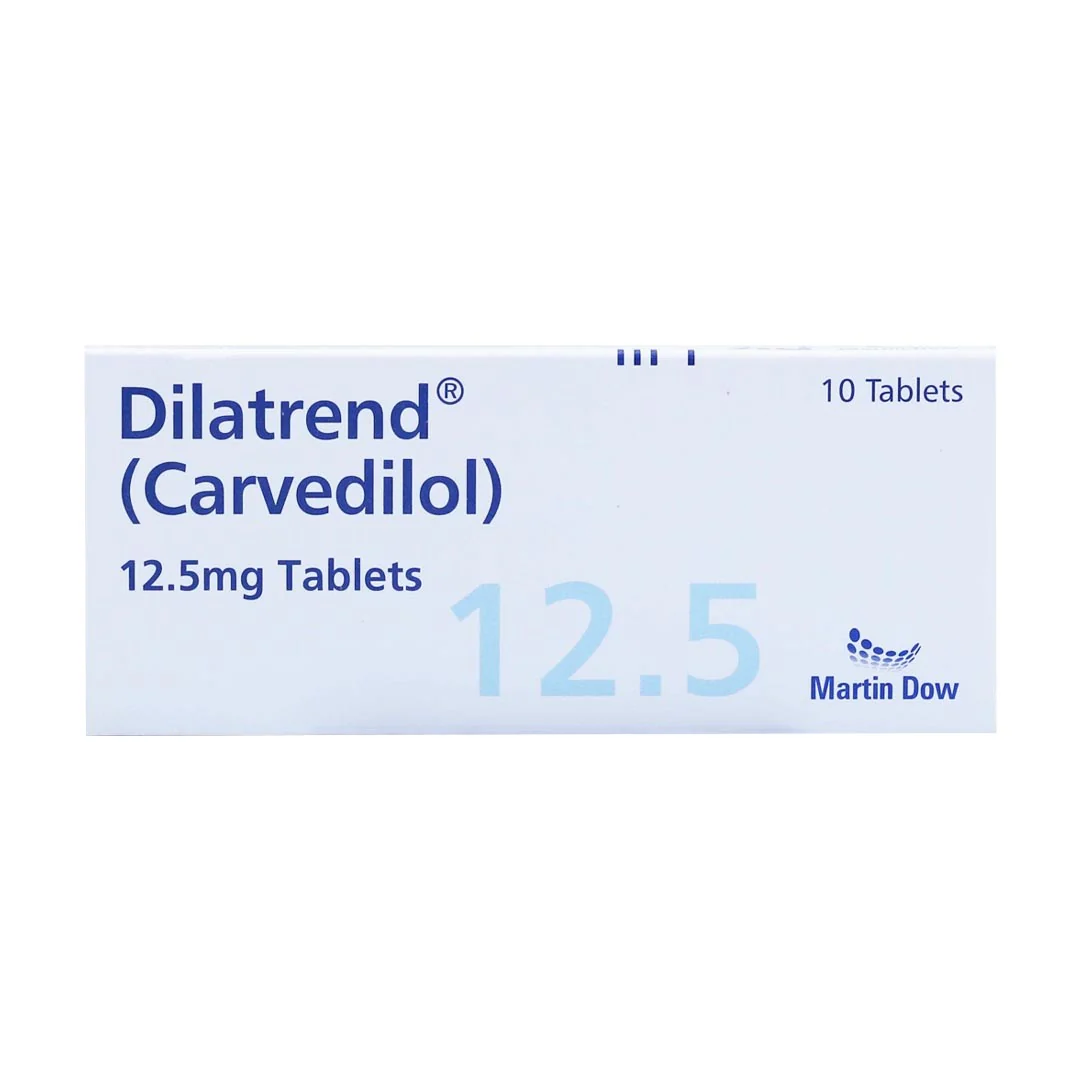 Dilatrend (Carvedilol) 12.5mg, 10 Ct - Martin Dow