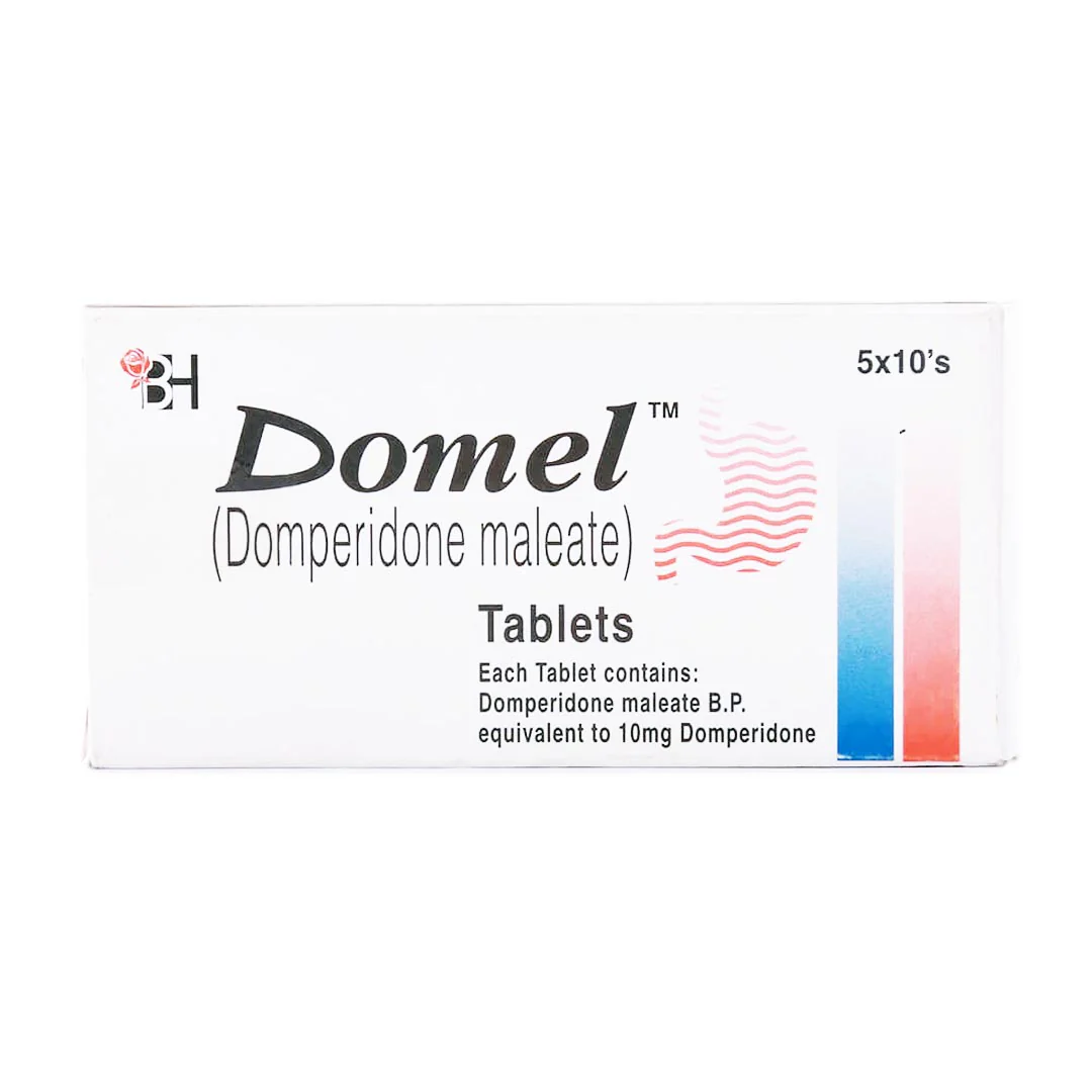 Domel (Domperidone) 10mg, 50 Ct - Barrett Hodgson