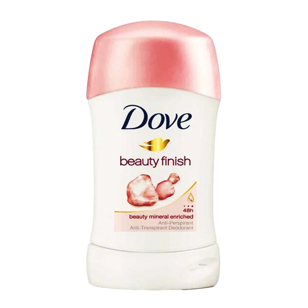 Dove Beauty Finish With Beauty Mineral 48H Anti-Perspirant Deodorant Stick, 40g