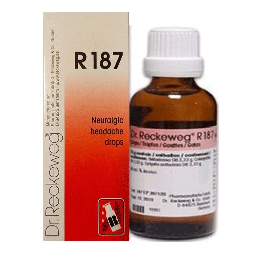 R187 Neuralgic Drops for Headache - Dr. Reckeweg