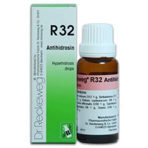 R32 Antihidrosin Drops For Hyperhidrosis - Dr. Reckeweg